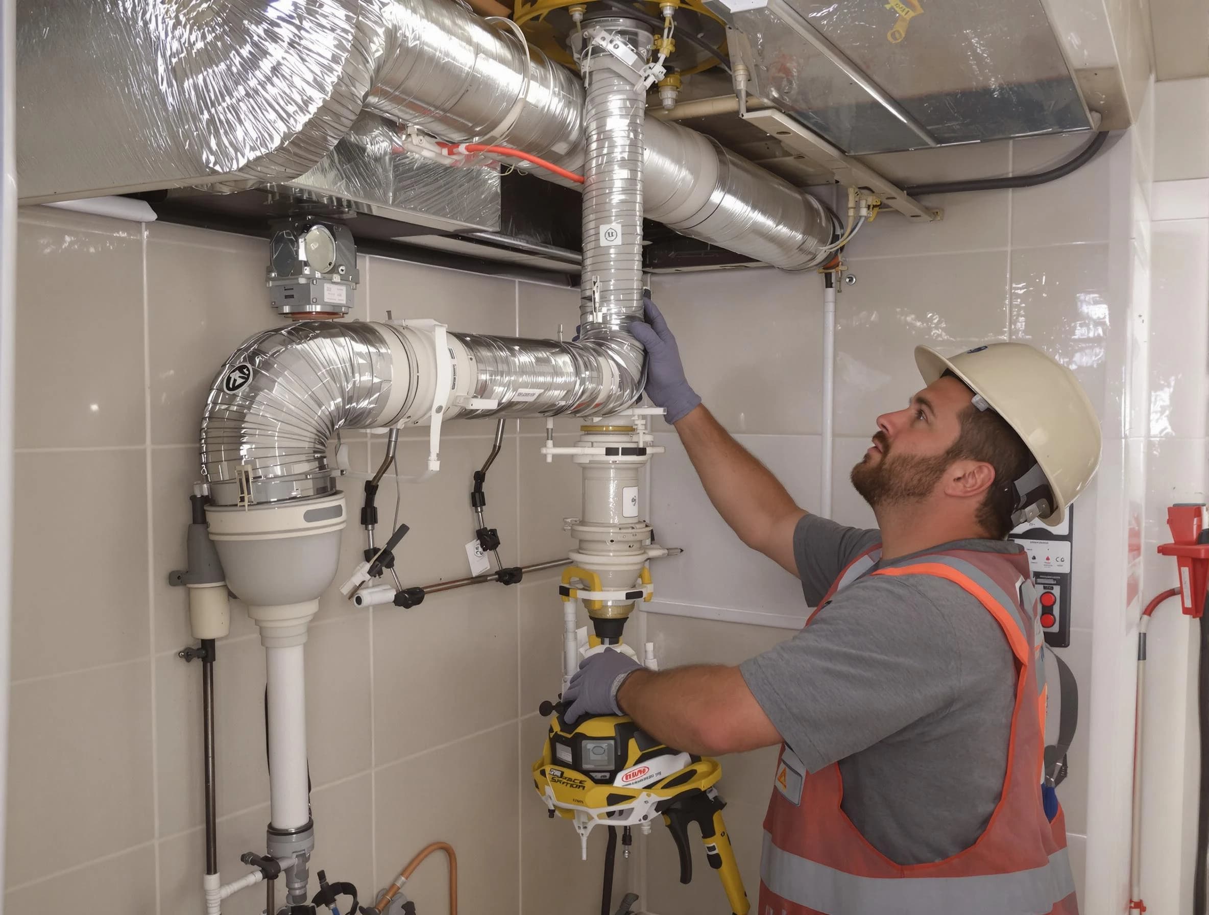 Pelham Dryer Vent Cleaning expert performing professional dryer vent repair and installation in Pelham