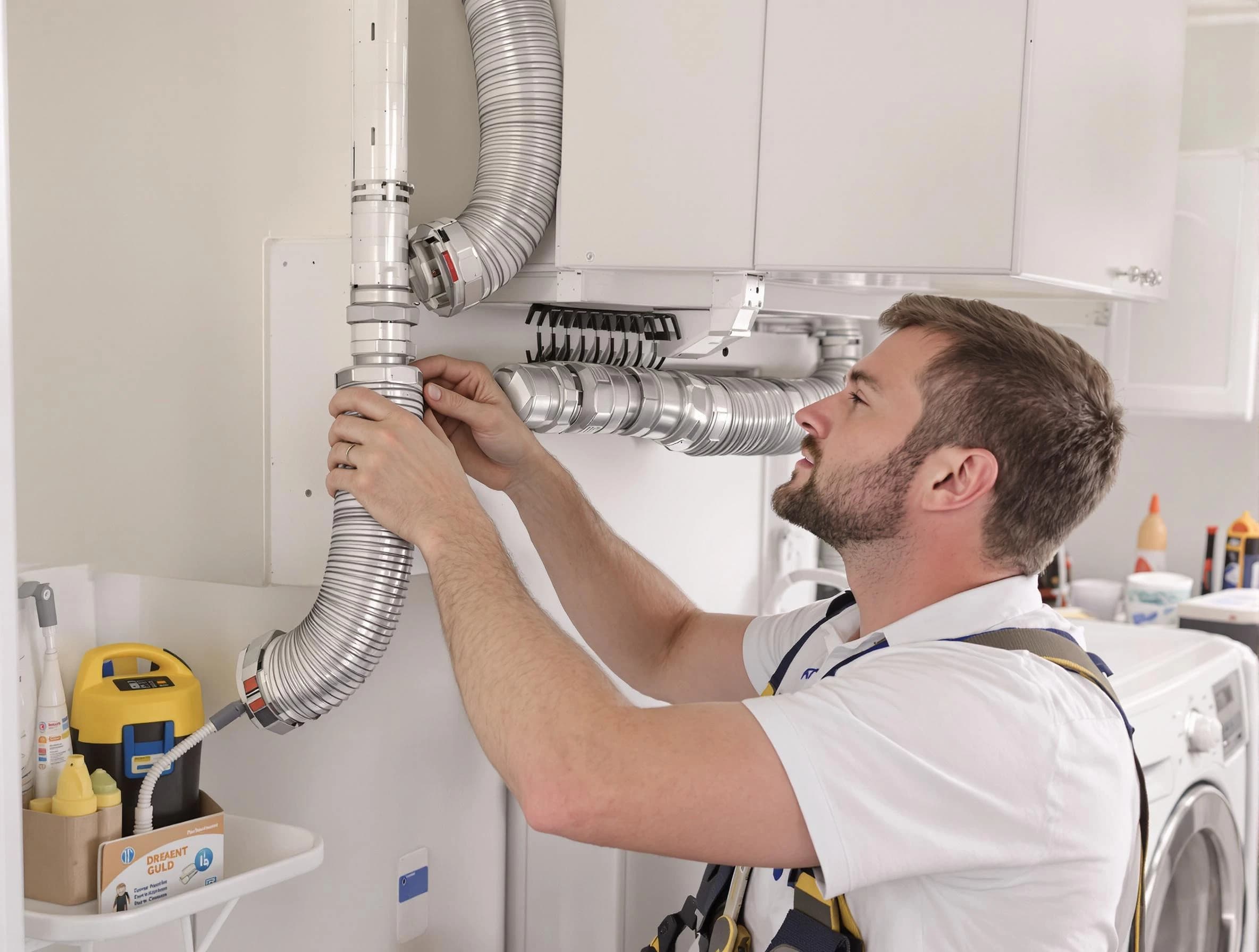 Professional dryer vent repair and installation by Pelham Dryer Vent Cleaning in Pelham