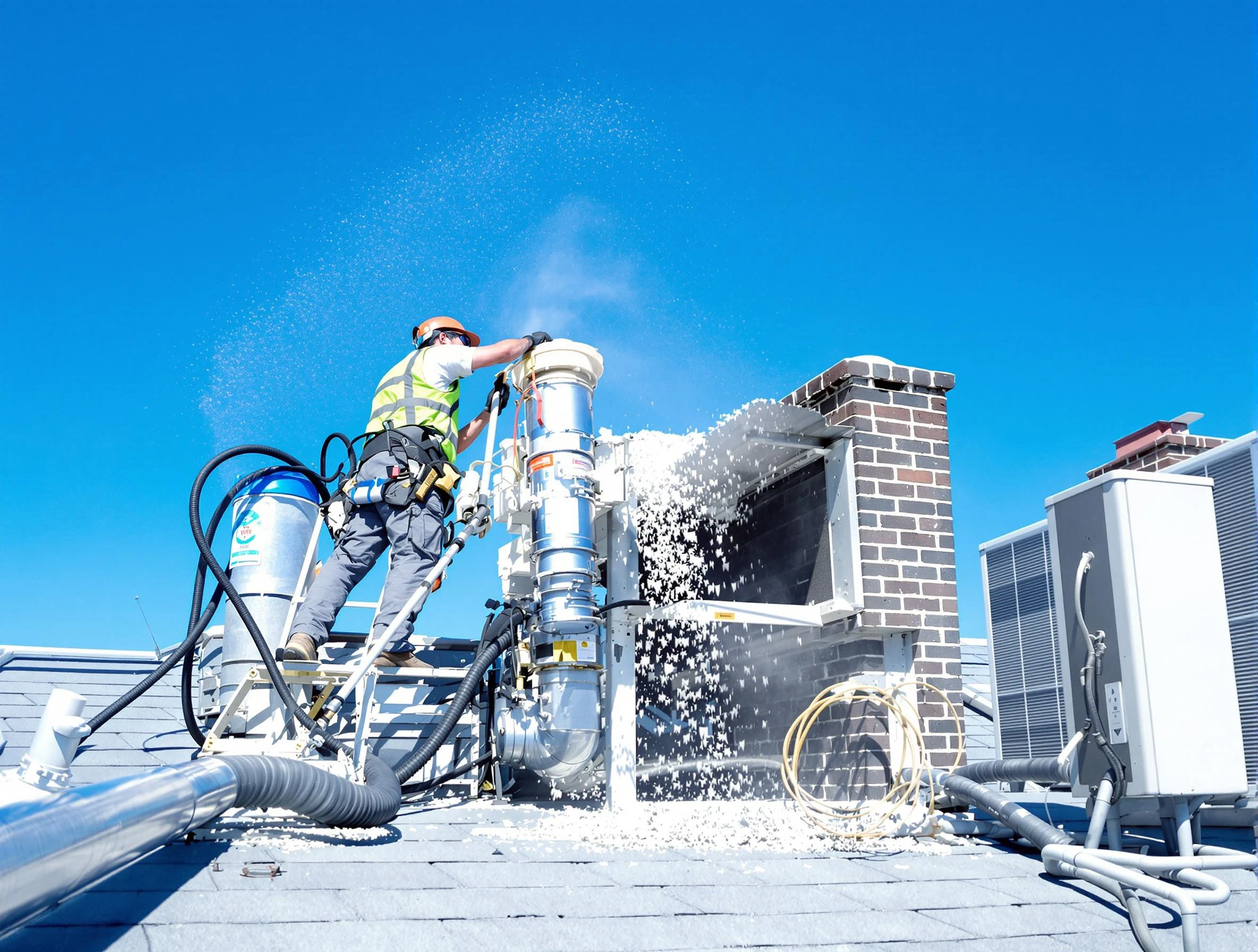 Expert roof dryer vent cleaning by Pelham Dryer Vent Cleaning in Pelham