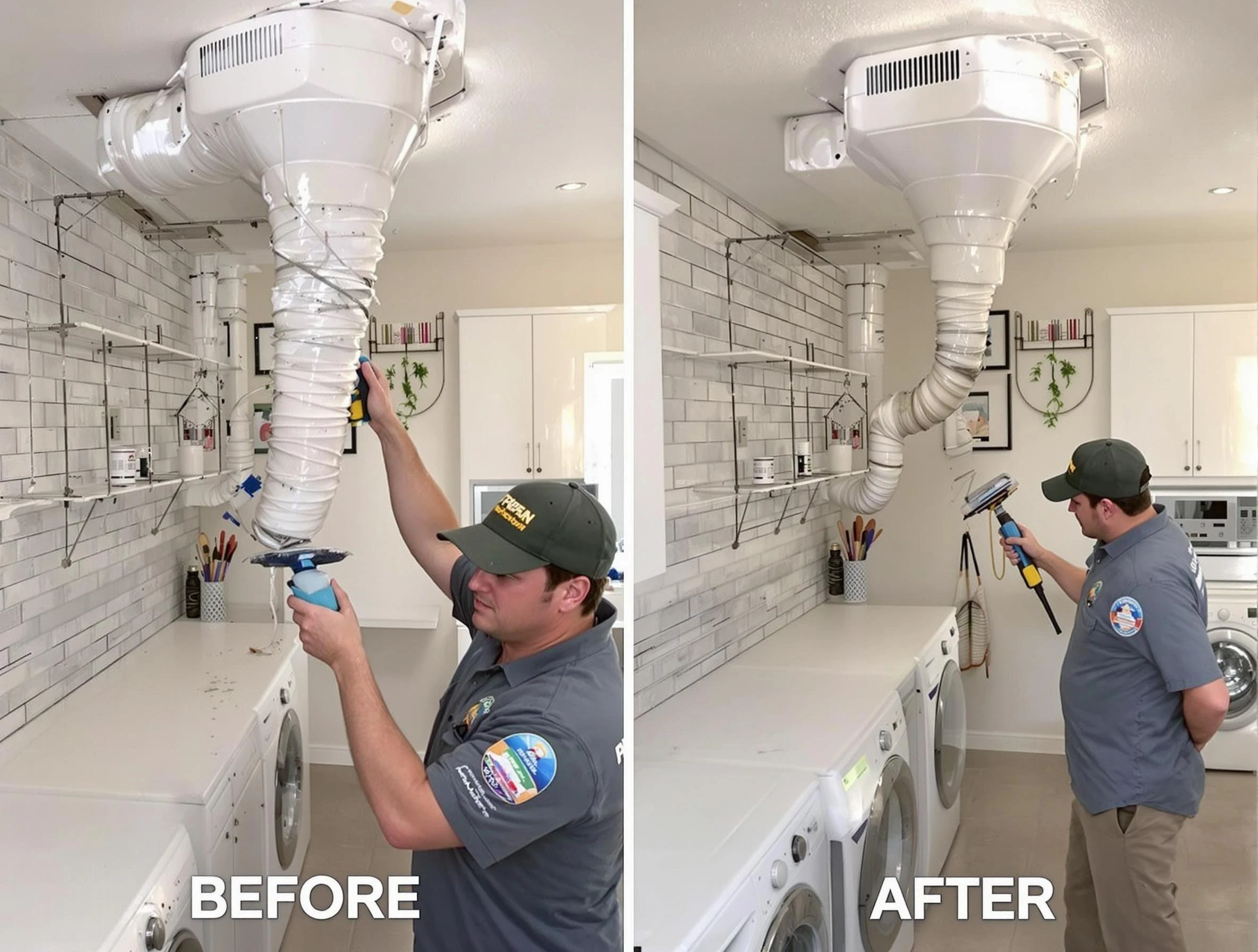 Professional dryer exhaust vent cleaning by Pelham Dryer Vent Cleaning in Pelham