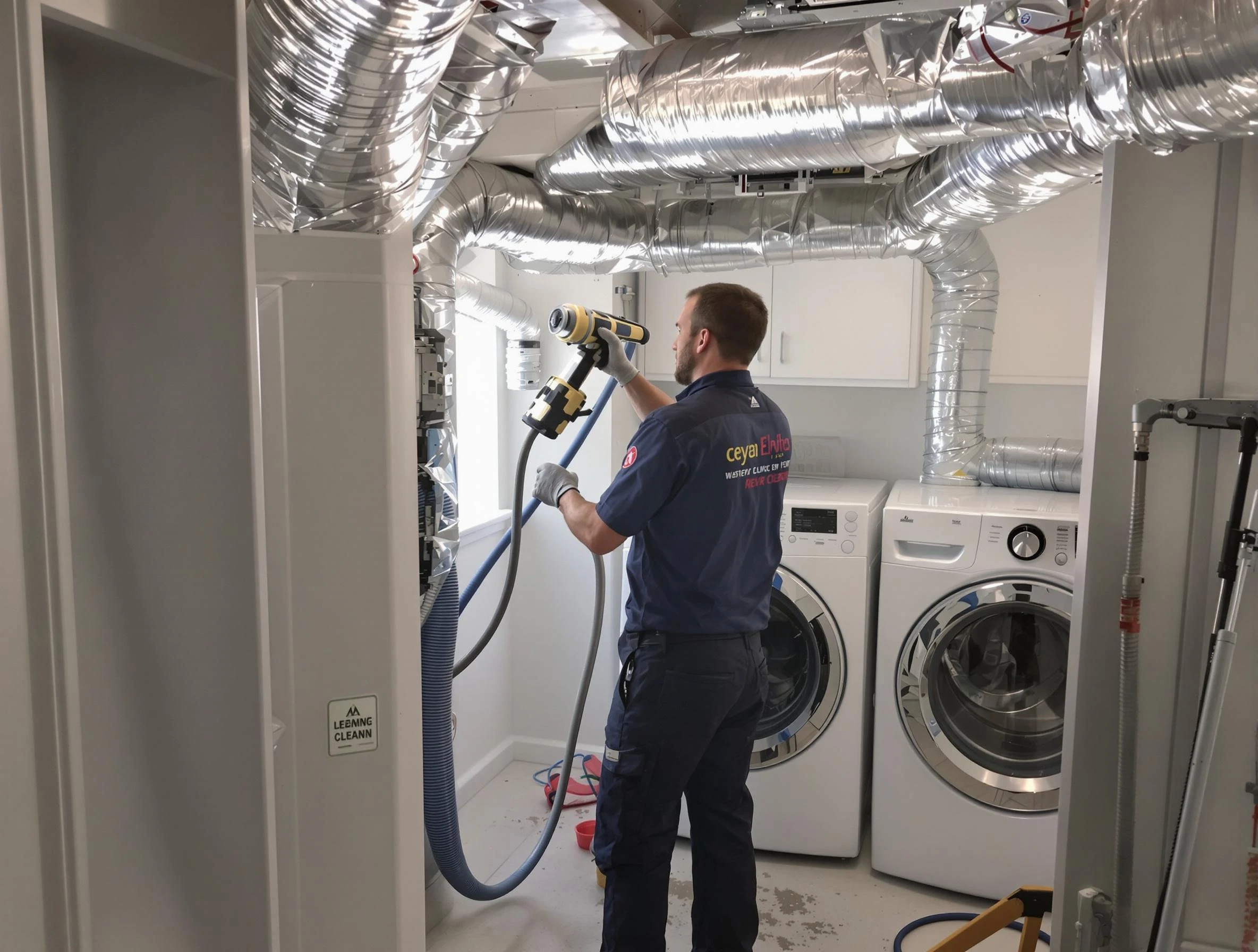 Pelham Dryer Vent Cleaning specialist using advanced equipment for thorough duct cleaning in Pelham